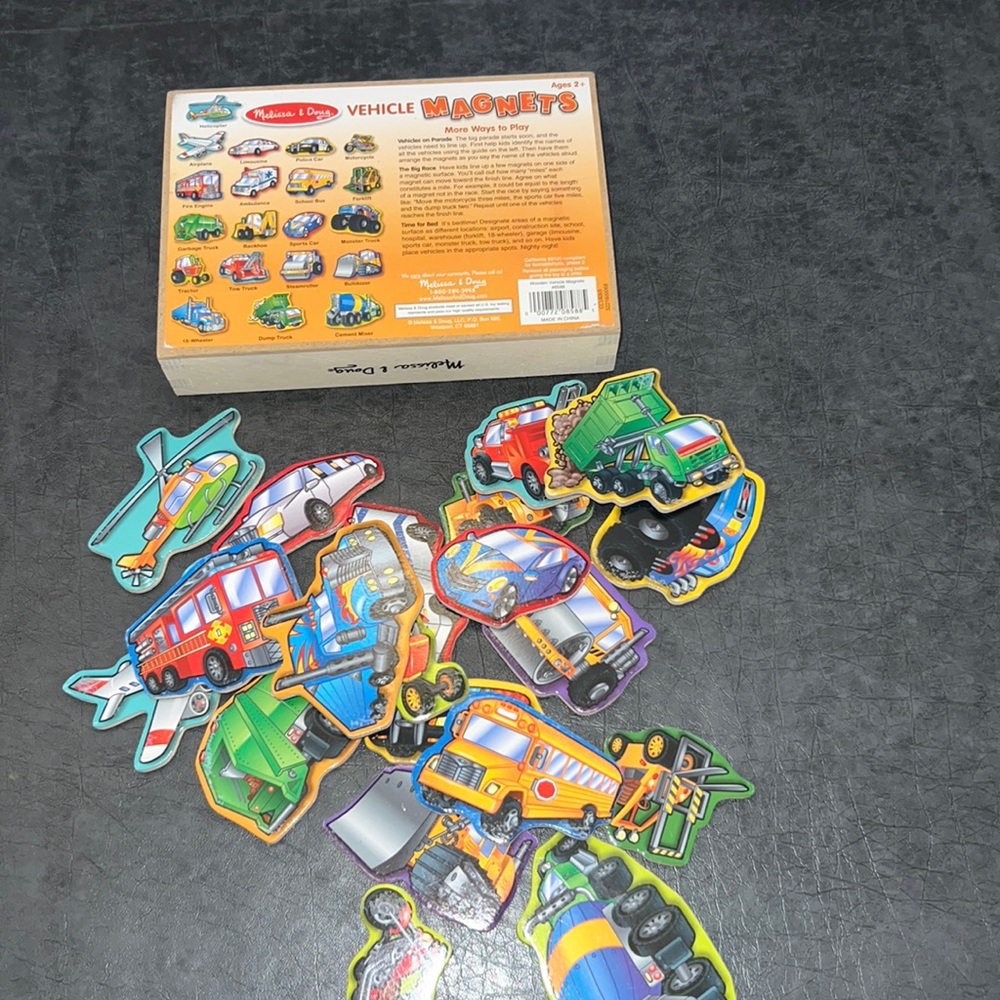 Melissa and Doug Vehicle Magnets